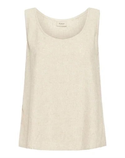 Fransa - FRJett Top 1 - Undyed Unbleached